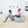 Bestway 75105 Fauteuil Gonflable Paillettes 72x72x64 cm +3 Ans Intérieur et Jardin