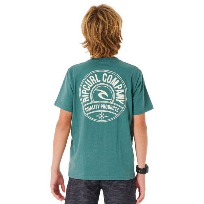 T shirt à manches courtes Enfant Rip Curl 021BTE-3136 Bleu