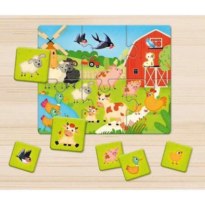 Lisciani Giochi Carotina Les Animaux et leur Environnement - Jeu d'association 3-6 ans