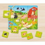 Lisciani Giochi Carotina Les Animaux et leur Environnement - Jeu d'association 3-6 ans
