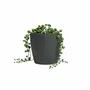 Artevasi Pot de Fleurs San Remo 36 MA en Anthracite, Plastique, 36 x 36 x 33.5 cm pour Plantes d'Intérieur et d'Extérieur