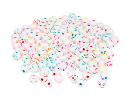Innspiro 750 Perles Rondes Smiley Couleurs Assorties 7,5mm