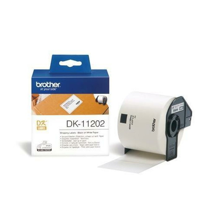 Brother DK-11202 Étiquettes pour Imprimante Noir/Blanc 62 x 100 mm (3 Unités) Brother DK-11202 Étiquettes pour Imprimante Noir/Blanc 62 x 100 mm (3 Unités)