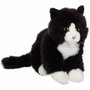 Gipsy Toys Chat Mimiz Peluche Noir et Blanc 28 cm