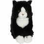 Gipsy Toys Chat Mimiz Peluche Noir et Blanc 28 cm