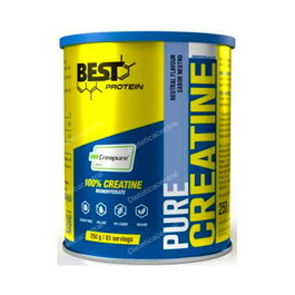 BEST PROTEIN Creatina Creapure - Créatine pure neutre 250 g - Complément alimentaire pour la performance et la force musculaire