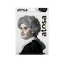 Perruque Vampire Gris avec Mèches Blanches 140g