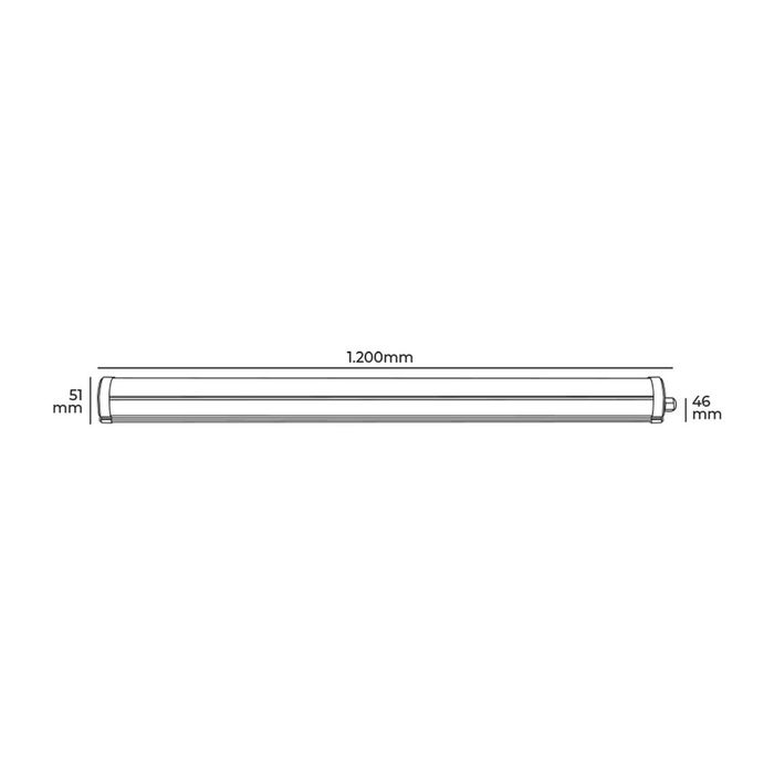 Bande LED EDM 31404 36 W Lumière LED (4000 K)