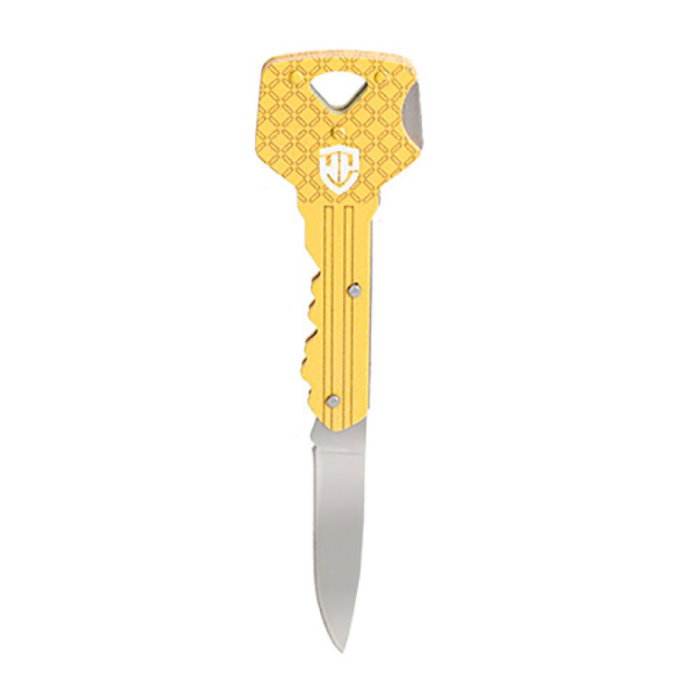 Workpro Navaja en forme de clé dorée, 40 mm Workpro Navaja en forme de clé dorée, 40 mm