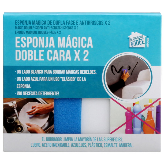 Je cherche une Idee Lot de 4 Éponges Magiques Assorties Je cherche une Idee Lot de 4 Éponges Magiques Assorties