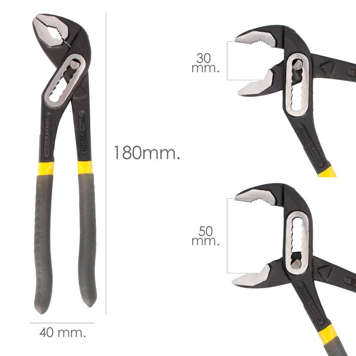 WOLFPACK LINEA PROFESIONAL Tenazas Abert.Multiple Din 8976 180mm WOLFPACK LINEA PROFESIONAL Tenazas Abert.Multiple Din 8976 180mm