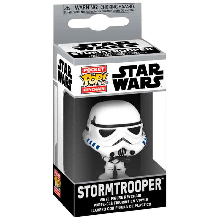 FUNKO Porte-clés Pocket POP Star Wars Stormtrooper - Figurine de collection FUNKO Porte-clés Pocket POP Star Wars Stormtrooper - Figurine de collection