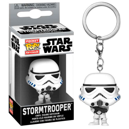 FUNKO Porte-clés Pocket POP Star Wars Stormtrooper - Figurine de collection FUNKO Porte-clés Pocket POP Star Wars Stormtrooper - Figurine de collection
