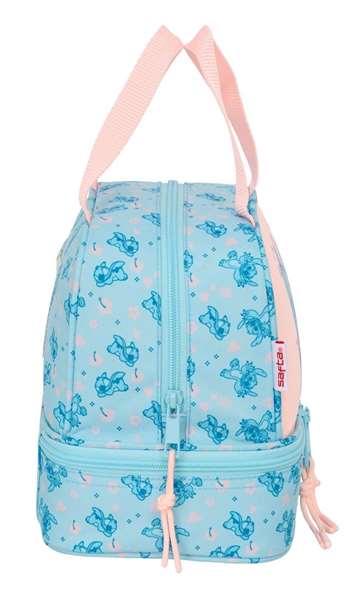 Safta Boîte à repas Stitch Ohana pour enfants, portemanger, sac isotherme, 20 x 20 x 15 cm