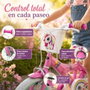 Toimsa Bicicleta 14" Licorne pour enfants de 4 à 6 ans, vélo fille avec design licorne, couleur rose