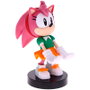 EXQUISITE GAMING Support de charge Cable Guy figurine Amy Rose Sonic 20cm - Compatible PlayStation 5 DualSense, Xbox Series, iPhone