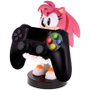 EXQUISITE GAMING Support de charge Cable Guy figurine Amy Rose Sonic 20cm - Compatible PlayStation 5 DualSense, Xbox Series, iPhone
