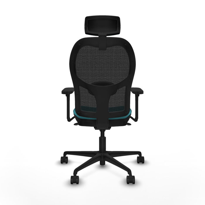 Piqueras y Crespo Chaise de Bureau avec Appui-tête Jorquera 3D036N2 Turquoise