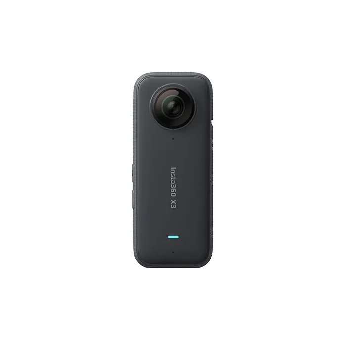 Insta360 ONE X3 - Caméra 360° étanche, vidéo 5.7K 30 ips, photo 72MP, autonomie 81 min, USB-C, Wi-Fi, noir