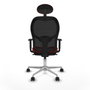 Piqueras y Crespo Chaise de Bureau 1D086N1 Rouge