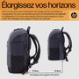 HP Sac à dos Travel pour ordinateur portable 15,6 pouces, 25 litres, compartiment extensible, gris acier, fabriqué en plastique recyclé