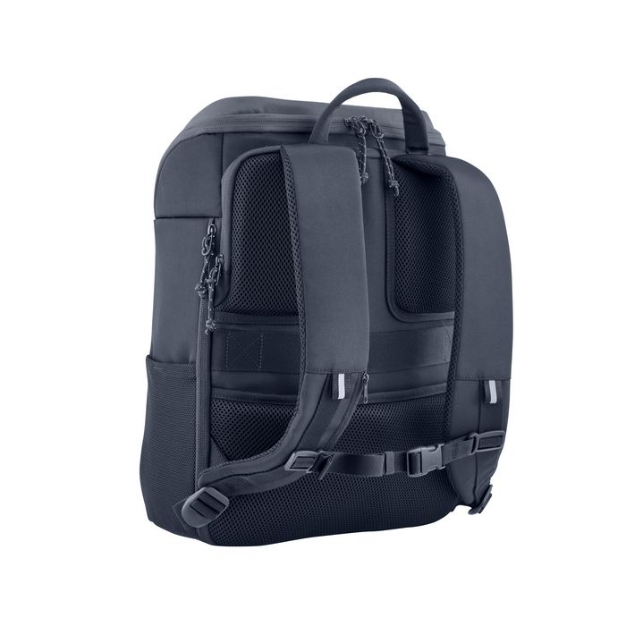 HP Sac à dos Travel pour ordinateur portable 15,6 pouces, 25 litres, compartiment extensible, gris acier, fabriqué en plastique recyclé