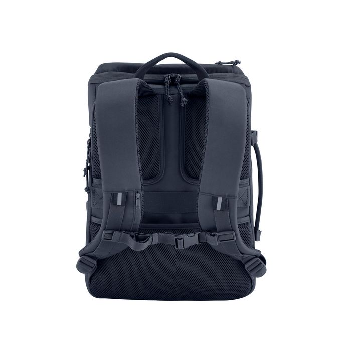 HP Sac à dos Travel pour ordinateur portable 15,6 pouces, 25 litres, compartiment extensible, gris acier, fabriqué en plastique recyclé