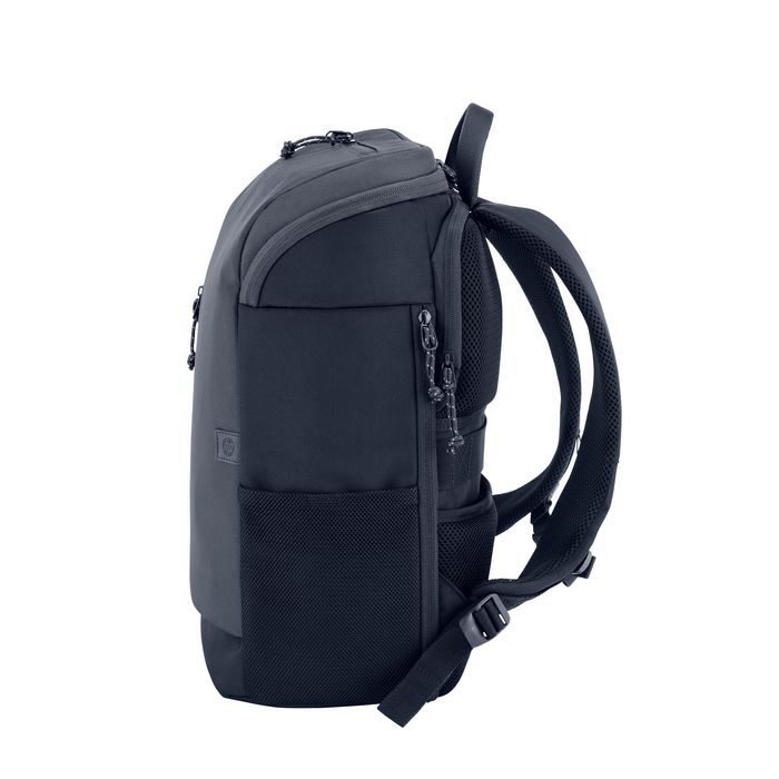 HP Sac à dos Travel pour ordinateur portable 15,6 pouces, 25 litres, compartiment extensible, gris acier, fabriqué en plastique recyclé