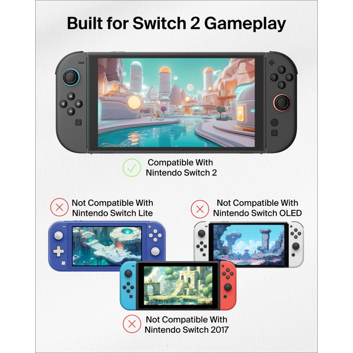 Belkin Protection d'écran antireflet TemperedGlass pour Nintendo Switch 2 Belkin Protection d'écran antireflet TemperedGlass pour Nintendo Switch 2