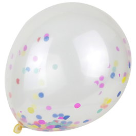 Party Time Lot de 10 ballons avec confettis