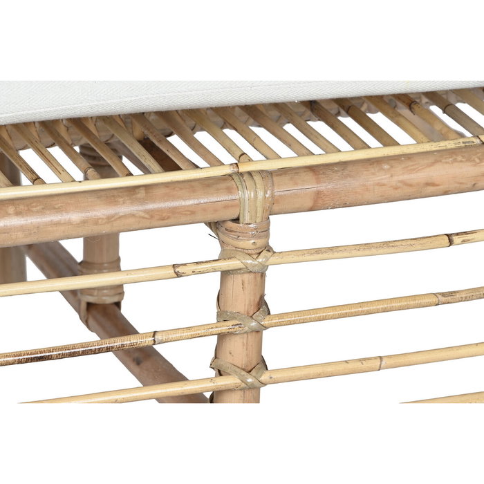 Canapé Home ESPRIT Blanc Naturel 192 x 72 x 75 cm Canapé Home ESPRIT Blanc Naturel 192 x 72 x 75 cm