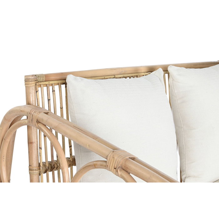 Canapé Home ESPRIT Blanc Naturel 192 x 72 x 75 cm Canapé Home ESPRIT Blanc Naturel 192 x 72 x 75 cm