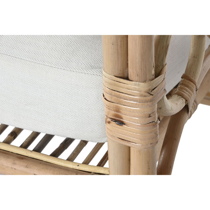 Canapé Home ESPRIT Blanc Naturel 192 x 72 x 75 cm Canapé Home ESPRIT Blanc Naturel 192 x 72 x 75 cm