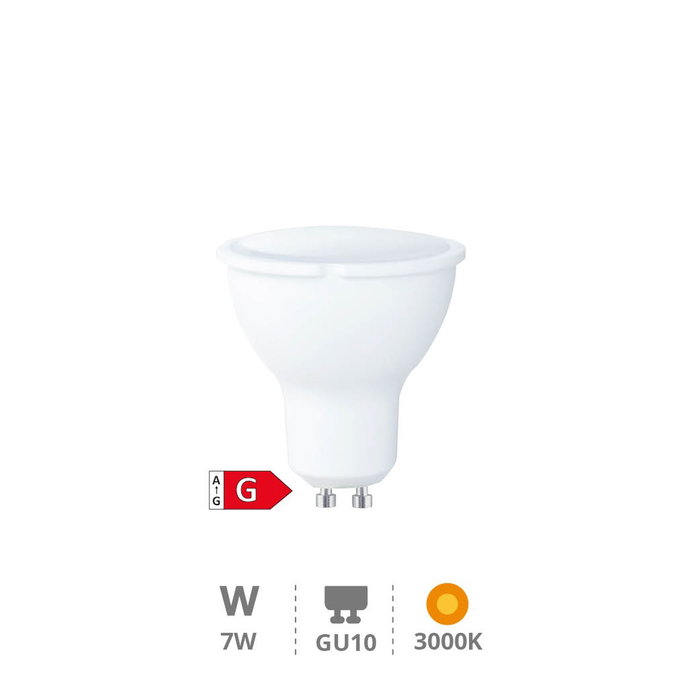 GSC Evolution Ampoule LED dicroïque 6W GU10 3000K graduable GSC Evolution Ampoule LED dicroïque 6W GU10 3000K graduable