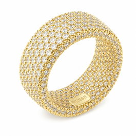 Guess Bague Ring Infinity Dorée Taille 52