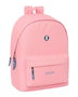 Safta Mochila double pour ordinateur portable 15,6" avec chargeur USB "El Pulpo", couleur rose, 31 x 44 x 18 cm