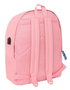 Safta Mochila double pour ordinateur portable 15,6" avec chargeur USB "El Pulpo", couleur rose, 31 x 44 x 18 cm