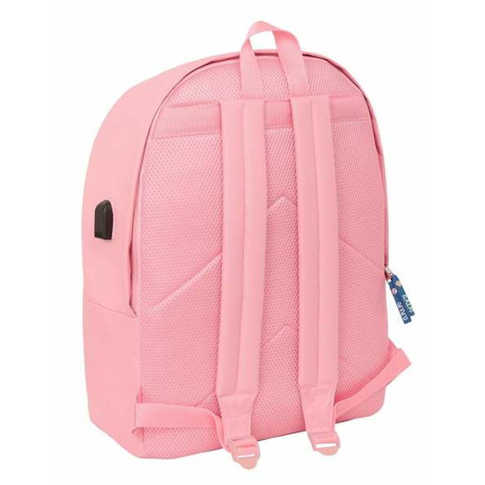 El Pulpo Cartable Rose pour Ordinateur Portable 15,6" avec USB