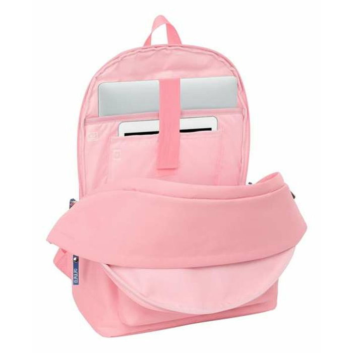 El Pulpo Cartable Rose pour Ordinateur Portable 15,6" avec USB