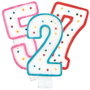 Party Time Bougies d'anniversaire 14 cm Assorties
