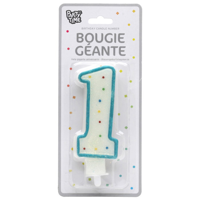 Party Time Bougies d'anniversaire 14 cm Assorties