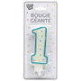 Party Time Bougies d'anniversaire 14 cm Assorties