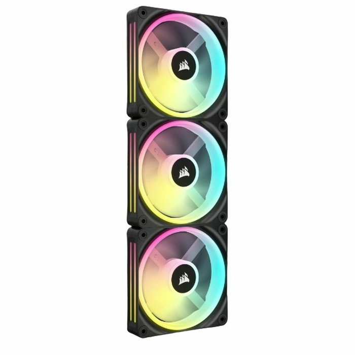 Corsair iCUE LINK QX120 RGB Noir/Multicouleur (Lot de 3) Corsair iCUE LINK QX120 RGB Noir/Multicouleur (Lot de 3)