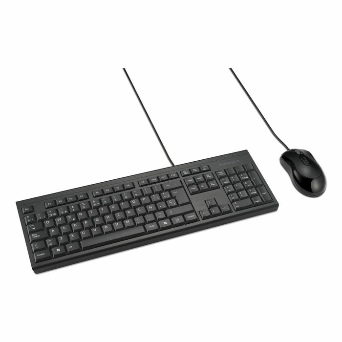 clavier et souris Kensington KM100 Noir Espagnol QWERTY clavier et souris Kensington KM100 Noir Espagnol QWERTY