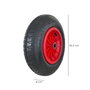 WOLFPACK LINEA PROFESIONAL Roue Pneumatique pour Brouette de Serre, Ø 370 mm, Axe Ø 20 mm