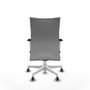 Piqueras Y Crespo Albacete confidente - Chaise de bureau grise avec mécanisme synchrone