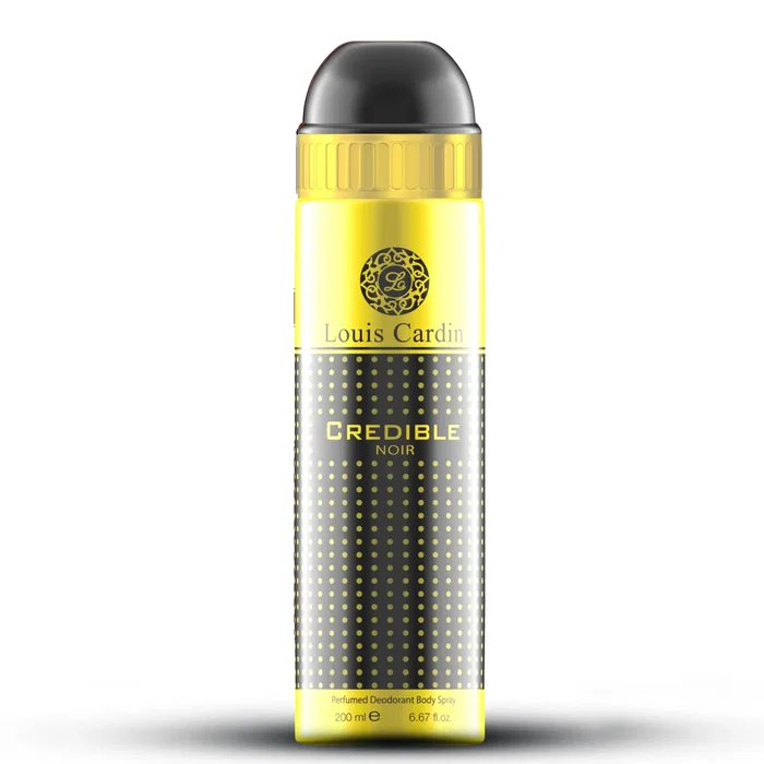 Louis Cardin Credible Noir Spray corporel 200 ml Louis Cardin Credible Noir Spray corporel 200 ml
