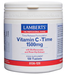 LAMBERTS Vitamine C 1500 mg à libération soutenue 120 comprimés