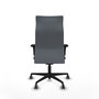 Piqueras Y Crespo Fauteuil Albacete avec mécanisme synchrone, tissu gris
