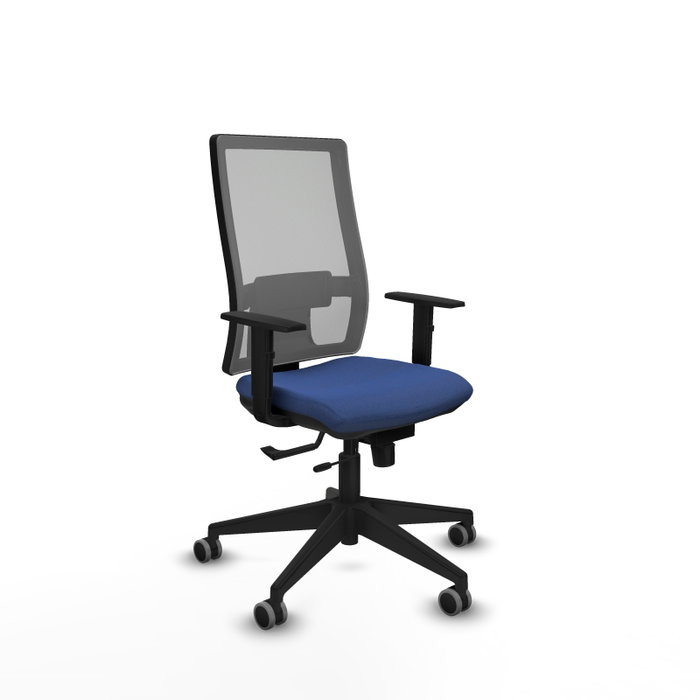 Piqueras y Crespo Chaise de Bureau Horna Bleu Marine et Gris Piqueras y Crespo Chaise de Bureau Horna Bleu Marine et Gris